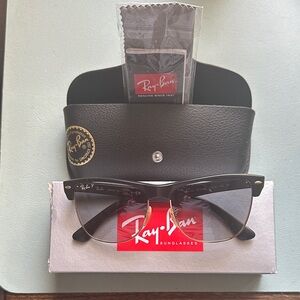 Ray-Ban Black Leather Sunglasses Case